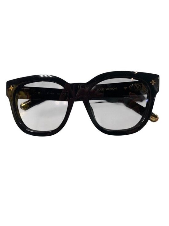 Louis Vuitton Sunglasses My Monogram Square 5417 Acetate Noir Black Gold 2505
